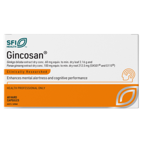 Gincosan for concentration and mental alertness