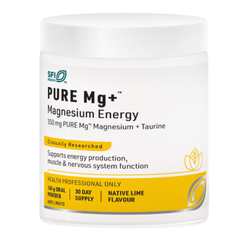 PURE Mg+ Magnesium Energy - bioavailable organic magnesium and taurine