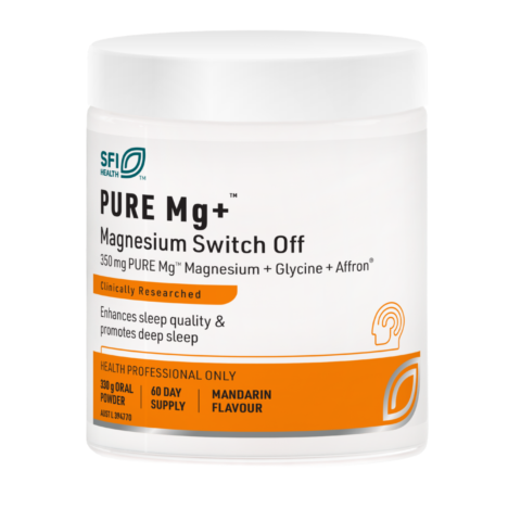 PURE Mg+ Magnesium Switch Off bioavailable magnesium supplement